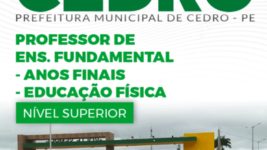 Apostila Professor de Educação Física Cedro PE 2024