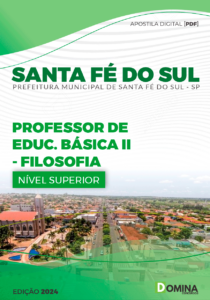 Apostila Professor de Filosofia Santa Fé do Sul SP 2024