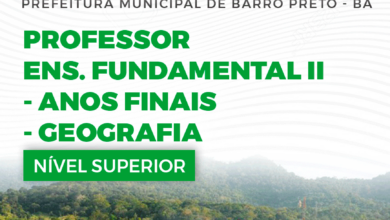 Apostila Professor de Geografia Barro Preto BA 2024