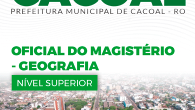 Apostila Professor de Geografia Cacoal RO 2024