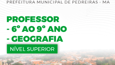 Apostila Professor de Geografia Pedreiras MA 2024