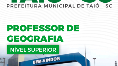 Apostila Professor de Geografia Taió SC 2024