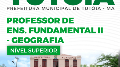 Apostila Professor de Geografia Tutóia MA 2024