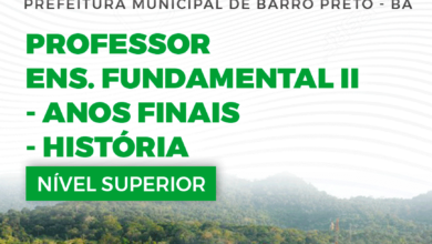 Apostila Professor de História Barro Preto BA 2024