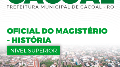 Apostila Professor de História Cacoal RO 2024