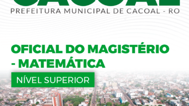 Apostila Professor de Matemática Cacoal RO 2024