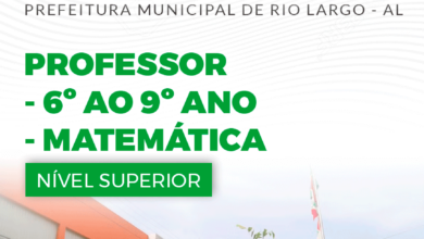 Apostila Professor de Matemática Rio Largo AL 2024