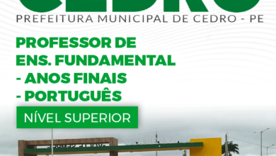 Apostila Professor de Português Cedro PE 2024