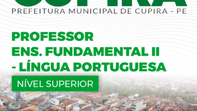 Apostila Professor de Português Cupira PE 2024