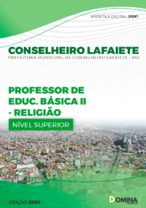 Apostila Professor de Religião Conselheiro Lafaiete MG 2024