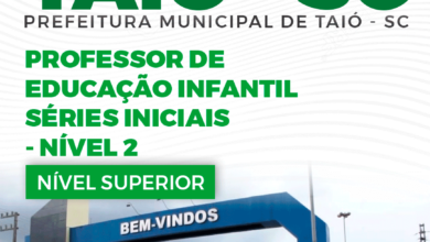 Apostila Professor de Séries Iniciais Taió SC 2024