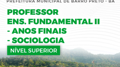 Apostila Professor de Sociologia Barro Preto BA 2024