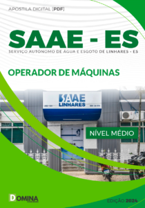 Apostila SAAE ES 2024 Operador De Máquinas