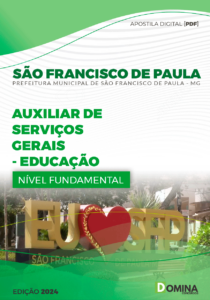 Apostila São Francisco de Paula MG 2024 Auxiliar De Serviços Gerais