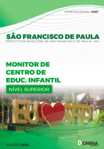 Apostila São Francisco de Paula MG 2024 Monitor De Centro De Educação Infantil