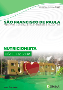 Apostila São Francisco de Paula MG 2024 Nutricionista