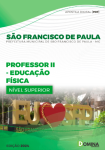 Apostila São Francisco de Paula MG 2024 Professor II Educação Física