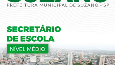 Apostila Secretário de Escola Suzano SP 2024