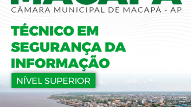 Apostila Técnico Segurança Informação Câmara Macapá AP 2024