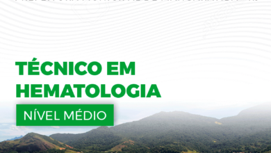 Apostila Técnico em Hematologia Mangaratiba RJ 2024