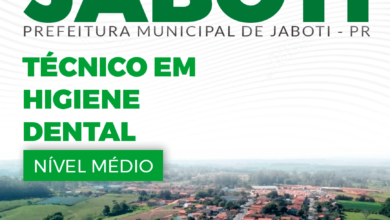 Apostila Técnico em Higiene Dental Jaboti PR 2024