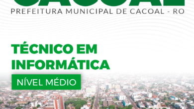 Apostila Técnico em Informática Cacoal RO 2024