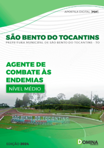 Apostila Agente Combate Endemias São Bento Tocantins TO 2024