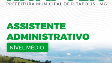 Apostila Assistente Administrativo Ritápolis MG 2024