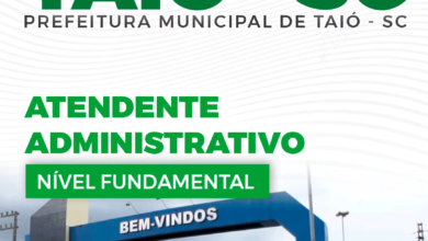 Apostila Atendente Administrativo Taió SC 2024