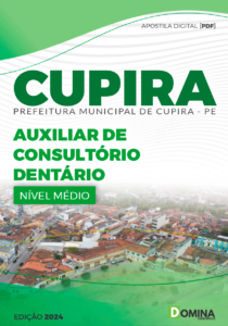 Apostila Auxiliar de Consultório Dentário Cupira PE 2024