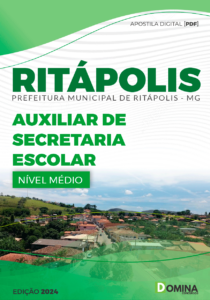 Apostila Auxiliar de Secretaria Escolar Ritápolis MG 2024