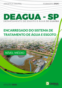 Apostila Encarregado Sistema de Tratamento DEAGUA SP 2024