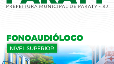 Apostila Fonoaudiólogo Paraty RJ 2024