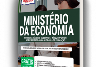 Apostila Ministério da Economia – Atividades Técnicas de Suporte – Nível Superior I – Nível Superior – Qualquer área de formação I