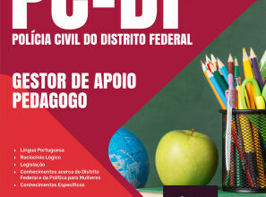 Apostila PCDF PDF – Gestor de Apoio às Atividades Policiais Civis – Especialidade: Pedagogo 2024