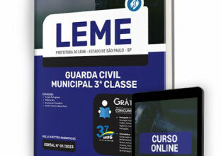 Apostila Prefeitura de Leme – SP – Guarda Civil Municipal 3ª Classe