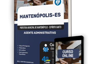 Apostila Prefeitura de Mantenópolis – ES 2024 – Agente Administrativo