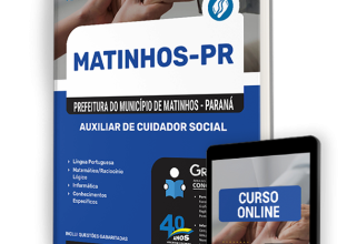 Apostila Prefeitura de Matinhos – PR 2024 – Auxiliar de Cuidador Social