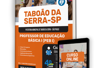 Apostila Prefeitura de Taboão da Serra – SP 2024 – Professor de Educação Básica I (PEB I)