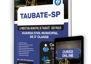 Apostila Prefeitura de Taubaté – SP 2024 – Guarda Civil Municipal de 3ª Classe