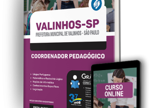 Apostila Prefeitura de Valinhos – SP 2024 – Coordenador Pedagógico