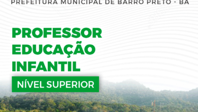 Apostila Professor de Educação Infantil Barro Preto BA 2024