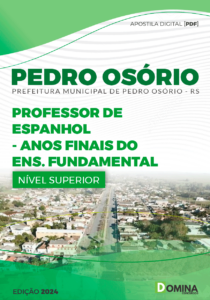 Apostila Professor de Espanhol Pedro Osório RS 2024