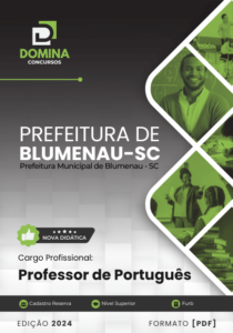 Apostila Professor de Português Blumenau SC 2024