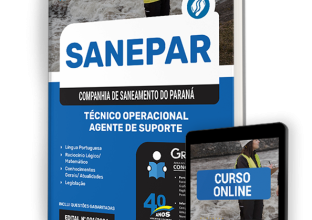 Apostila SANEPAR 2024 – Técnico Operacional – Agente de Suporte