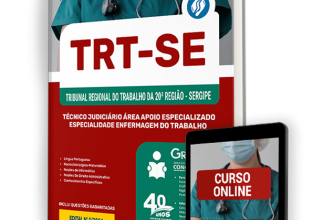 Apostila TRT-SE 2024 – Técnico Judiciário – Área Apoio Especializado – Especialidade: Enfermagem do Trabalho