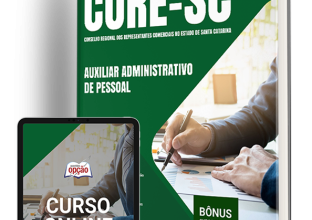 Apostila CORE-SC 2024 – Auxiliar Administrativo de Pessoal