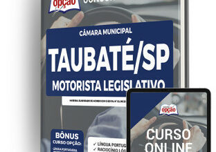 Apostila Câmara de Taubaté – SP – Motorista Legislativo