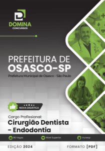 Apostila Cirurgião Dentista Endodontia Osasco SP 2024