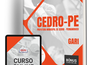 Apostila Prefeitura de Cedro – PE 2024 – Gari